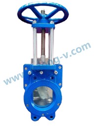 ANSI/DIN slurry cast steel knife gate valve